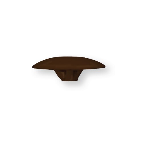 Capuchon plastique à clipser pour tête plate cruciforme 2 marron foncé